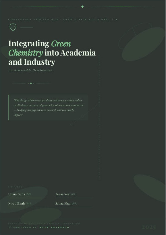Integrating Green Chemistry into Academia and Industry for Sustainable Development